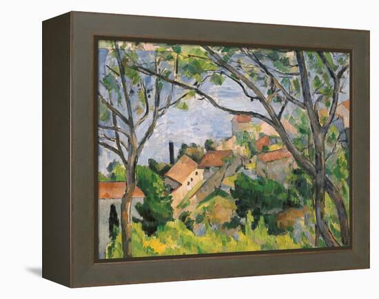 View of L'Estaque Through the Trees, 1879-Paul C?zanne-Framed Premier Image Canvas