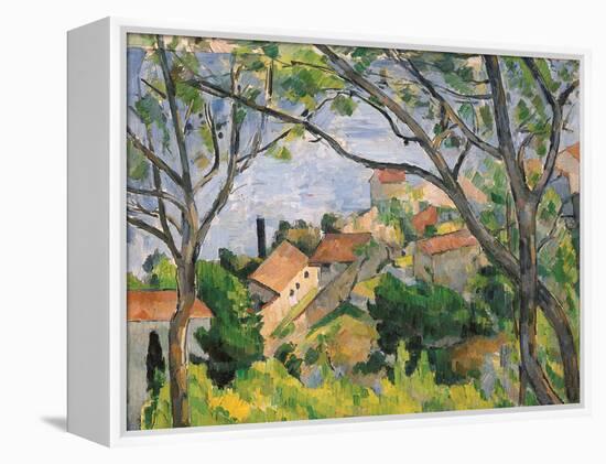 View of L'Estaque Through the Trees, 1879-Paul C?zanne-Framed Premier Image Canvas