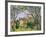 View of L'Estaque Through the Trees, 1879-Paul C?zanne-Framed Giclee Print