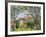 View of L'Estaque Through the Trees, 1879-Paul C?zanne-Framed Giclee Print