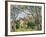 View of L'Estaque Through the Trees, 1879-Paul C?zanne-Framed Giclee Print