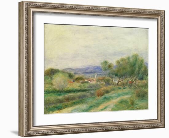 View of La Seyne, Provence, c.1890-Pierre-Auguste Renoir-Framed Giclee Print