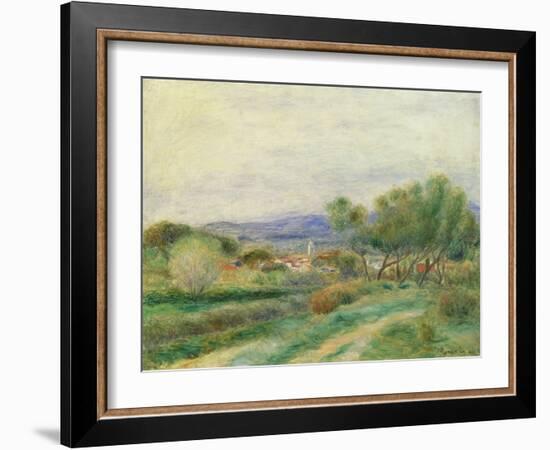 View of La Seyne, Provence, c.1890-Pierre-Auguste Renoir-Framed Giclee Print