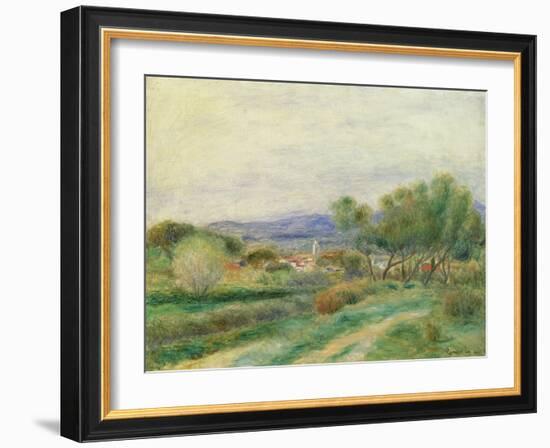 View of La Seyne, Provence, c.1890-Pierre-Auguste Renoir-Framed Giclee Print