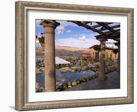 View of Lake Chelan, Columbia Valley Appellation, Washington, USA.-Janis Miglavs-Framed Photographic Print