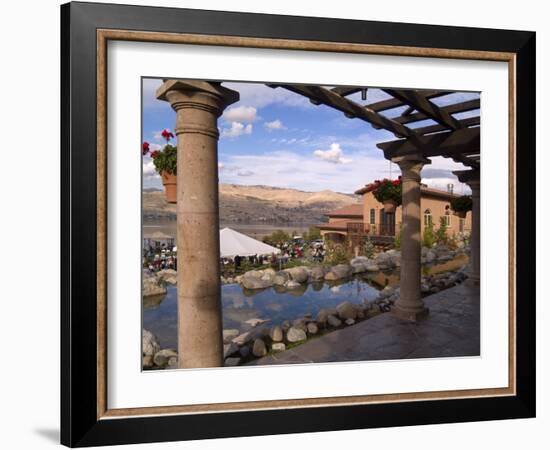 View of Lake Chelan, Columbia Valley Appellation, Washington, USA.-Janis Miglavs-Framed Photographic Print