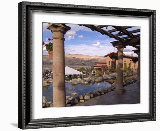 View of Lake Chelan, Columbia Valley Appellation, Washington, USA.-Janis Miglavs-Framed Photographic Print