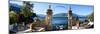 View of Lake Como from a Patio, Varenna, Lombardy, Italy-null-Mounted Photographic Print