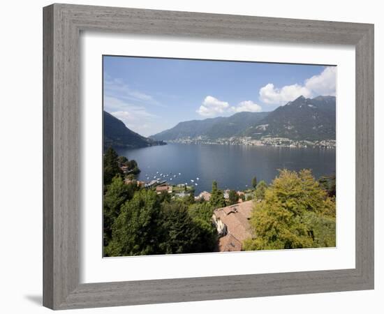 View of Lake Como, Lombardy, Italian Lakes, Italy, Europe-Frank Fell-Framed Photographic Print