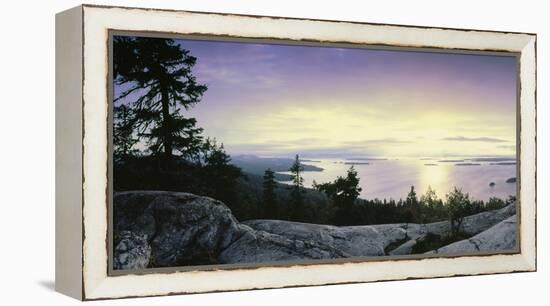 View of Lake Pielinen from Koli National Park, Lieksa, Finland-null-Framed Premier Image Canvas