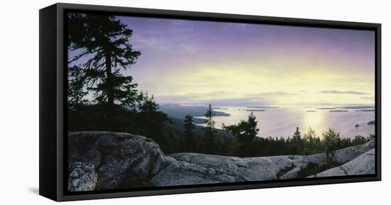 View of Lake Pielinen from Koli National Park, Lieksa, Finland-null-Framed Premier Image Canvas