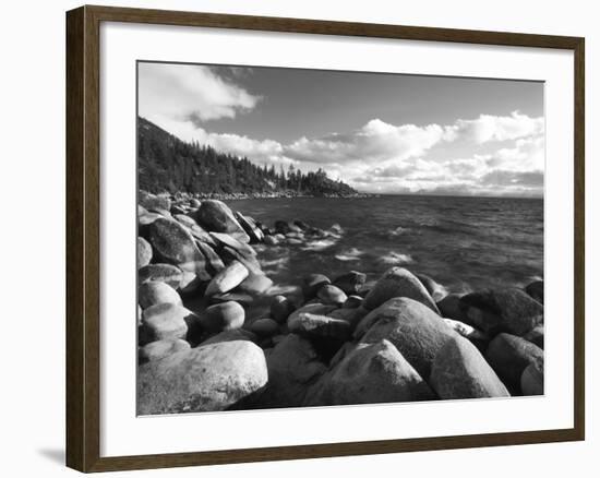 View of Lake Tahoe, Lake Tahoe Nevada State Park, Nevada, USA-Adam Jones-Framed Photographic Print