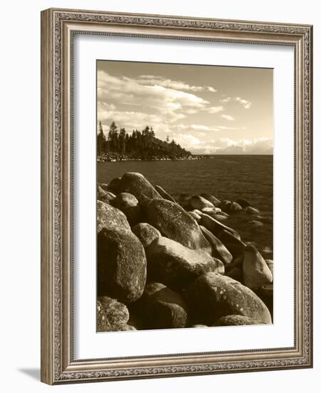 View of Lake Tahoe, Lake Tahoe Nevada State Park, Nevada, USA-Adam Jones-Framed Photographic Print