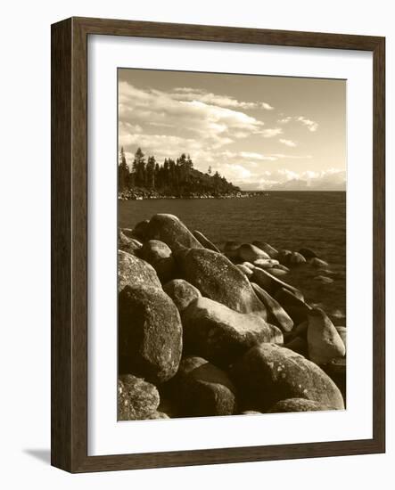 View of Lake Tahoe, Lake Tahoe Nevada State Park, Nevada, USA-Adam Jones-Framed Photographic Print