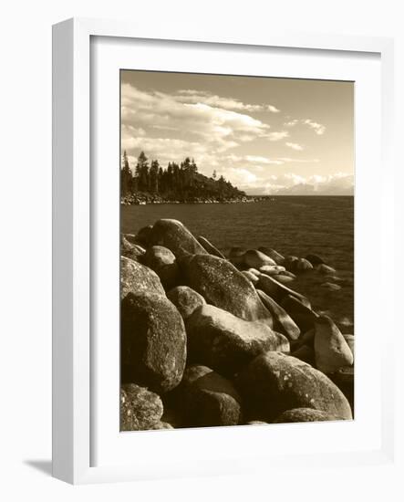 View of Lake Tahoe, Lake Tahoe Nevada State Park, Nevada, USA-Adam Jones-Framed Photographic Print