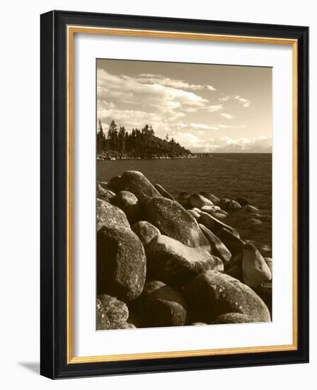 View of Lake Tahoe, Lake Tahoe Nevada State Park, Nevada, USA-Adam Jones-Framed Photographic Print