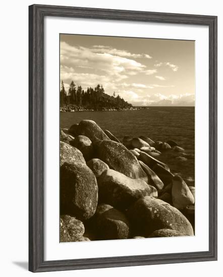 View of Lake Tahoe, Lake Tahoe Nevada State Park, Nevada, USA-Adam Jones-Framed Photographic Print