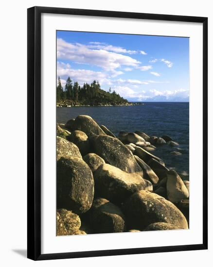 View of Lake Tahoe, Lake Tahoe Nevada State Park, Nevada, USA-Adam Jones-Framed Photographic Print