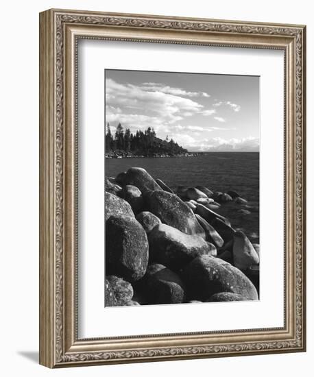 View of Lake Tahoe, Lake Tahoe Nevada State Park, Nevada, USA-Adam Jones-Framed Photographic Print