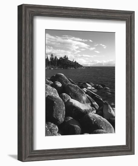 View of Lake Tahoe, Lake Tahoe Nevada State Park, Nevada, USA-Adam Jones-Framed Photographic Print