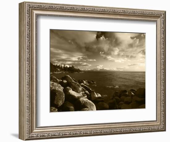 View of Lake Tahoe, Lake Tahoe Nevada State Park, Nevada, USA-Adam Jones-Framed Photographic Print