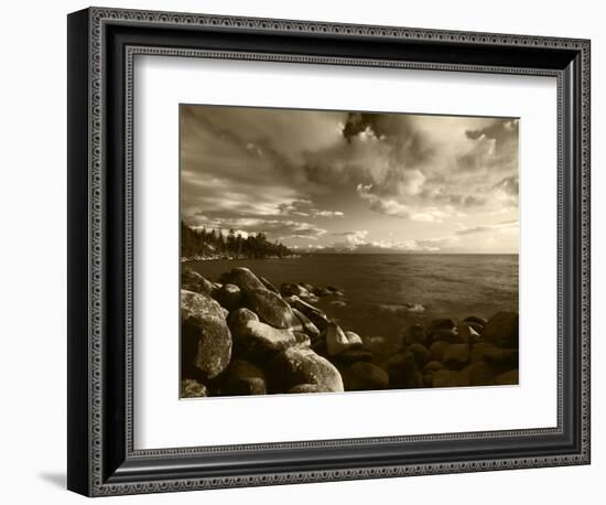 View of Lake Tahoe, Lake Tahoe Nevada State Park, Nevada, USA-Adam Jones-Framed Photographic Print