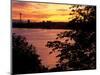 View of Lake Union and Space Needle, Seattle, Washington, USA-William Sutton-Mounted Photographic Print