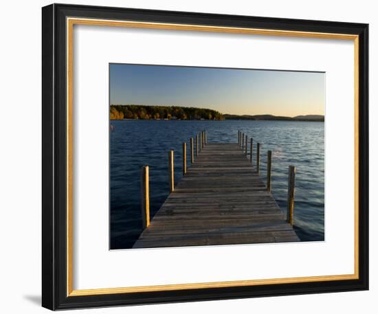 View of Lake Winnipesauke, Wolfeboro, New Hampshire, USA-Jerry & Marcy Monkman-Framed Photographic Print