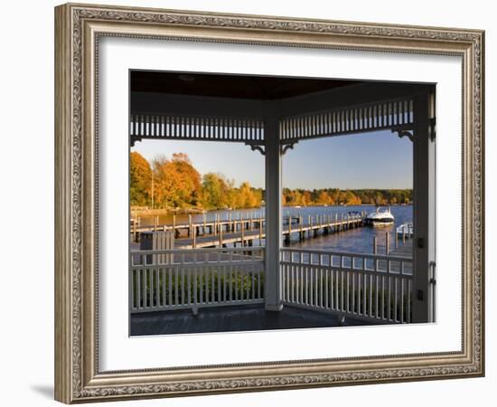 View of Lake Winnipesauke, Wolfeboro, New Hampshire, USA-Jerry & Marcy Monkman-Framed Photographic Print