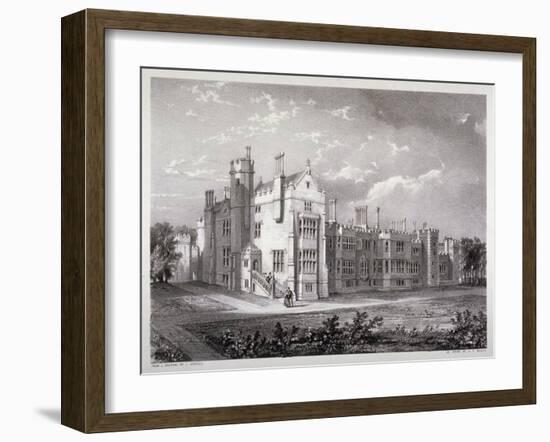 View of Lambeth Palace, London, C1830-GF Bragg-Framed Giclee Print