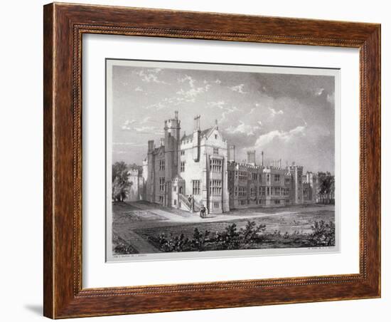 View of Lambeth Palace, London, C1830-GF Bragg-Framed Giclee Print