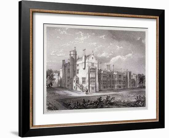 View of Lambeth Palace, London, C1830-GF Bragg-Framed Giclee Print