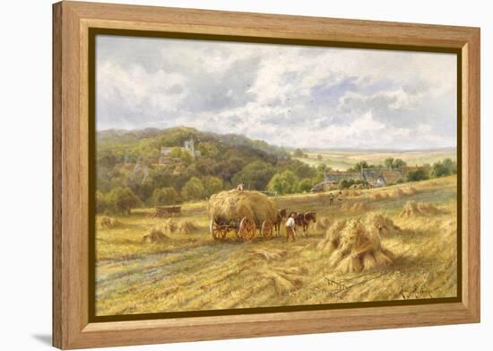 View of Lambourn, Berkshire-Henry Parker-Framed Premier Image Canvas