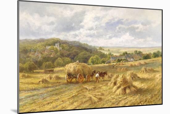 View of Lambourn, Berkshire-Henry Parker-Mounted Giclee Print