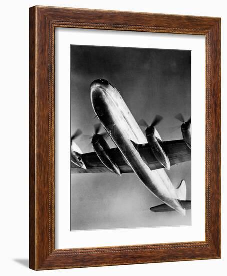 View of Large Airplane in Flight-Philip Gendreau-Framed Photographic Print