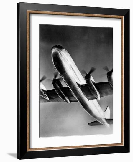 View of Large Airplane in Flight-Philip Gendreau-Framed Photographic Print