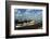 View of Large Yacht Offshore-Adam Scull-Framed Photographic Print