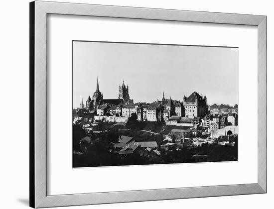 View of Lausanne, circa 1856-60-Bisson Freres Studio-Framed Giclee Print