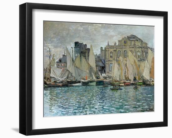 View of Le Havre, 1873-Claude Monet-Framed Giclee Print