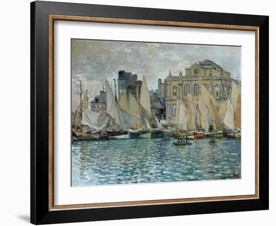 View of Le Havre, 1873-Claude Monet-Framed Giclee Print