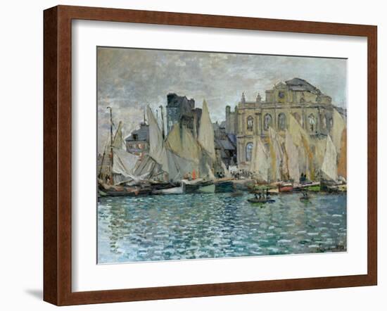 View of Le Havre, 1873-Claude Monet-Framed Giclee Print