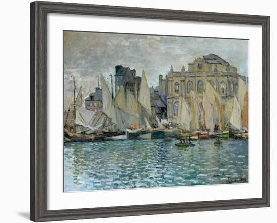 View of Le Havre, 1873-Claude Monet-Framed Giclee Print