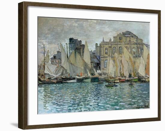 View of Le Havre, 1873-Claude Monet-Framed Giclee Print