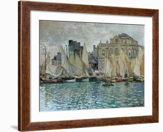 View of Le Havre, 1873-Claude Monet-Framed Giclee Print