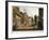 View of Leicester Square from Leicester Place with Figures, London, C1815-null-Framed Giclee Print