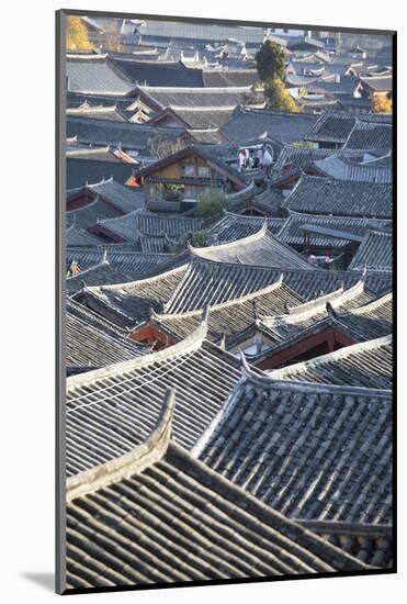 View of Lijiang, UNESCO World Heritage Site, Yunnan, China, Asia-Ian Trower-Mounted Photographic Print