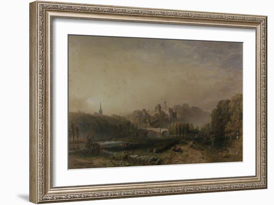 View of Lismore Castle During the 6th Duke of Devonshire's Alterations-Samuel Cook-Framed Giclee Print