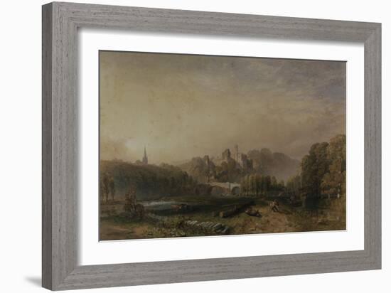 View of Lismore Castle During the 6th Duke of Devonshire's Alterations-Samuel Cook-Framed Giclee Print