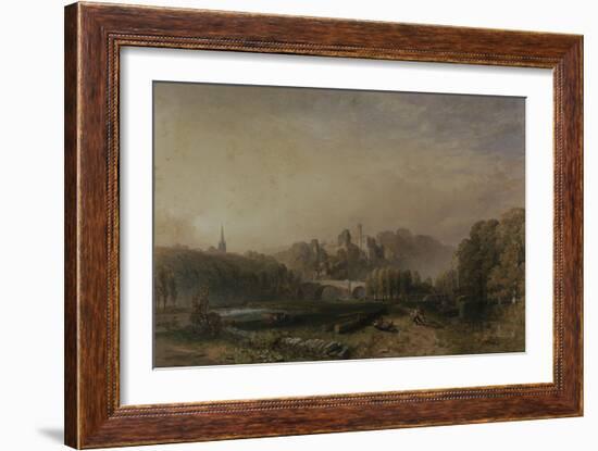 View of Lismore Castle During the 6th Duke of Devonshire's Alterations-Samuel Cook-Framed Giclee Print