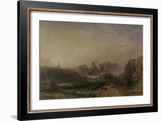 View of Lismore Castle During the 6th Duke of Devonshire's Alterations-Samuel Cook-Framed Giclee Print